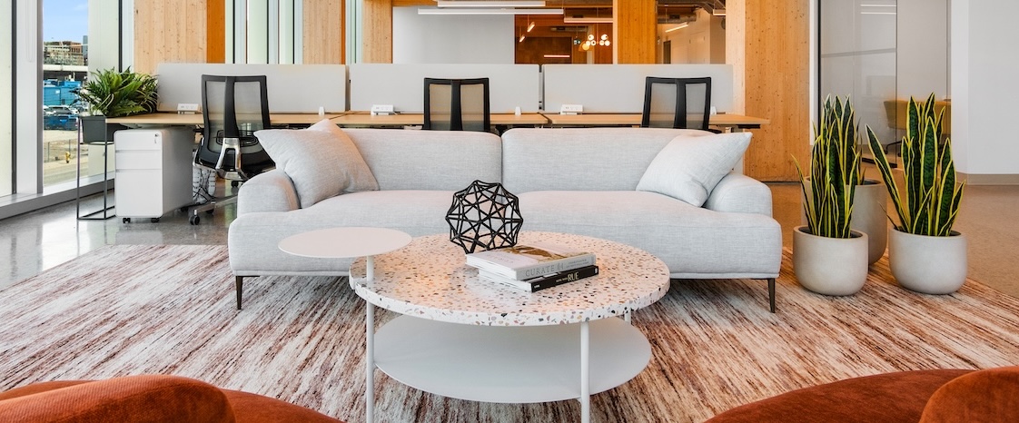Quick Ship furniture installed